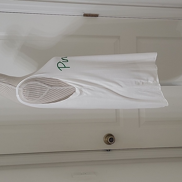 Sweet Claire, Size L, NEW with Tags White Tank Top "Pinch Me" - Picture 6 of 11